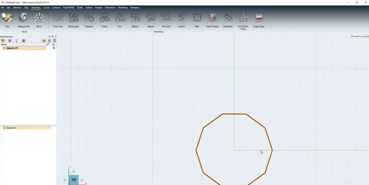 screenshot of Altair Inspire Studio